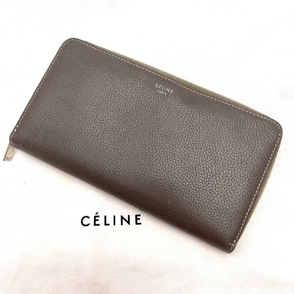 Celine zip around Continental wallet